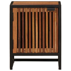 Χειροποίητο Κομοδίνο Φυσικό 40 x 30 x 50 cm Στερεό ξύλο μάνγκο