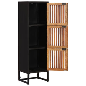 Highboard 35 x 30 x 120 cm Στερεό Ξύλο Μάνγκο και Μηχανικά Ξύλα - Pakobazaar