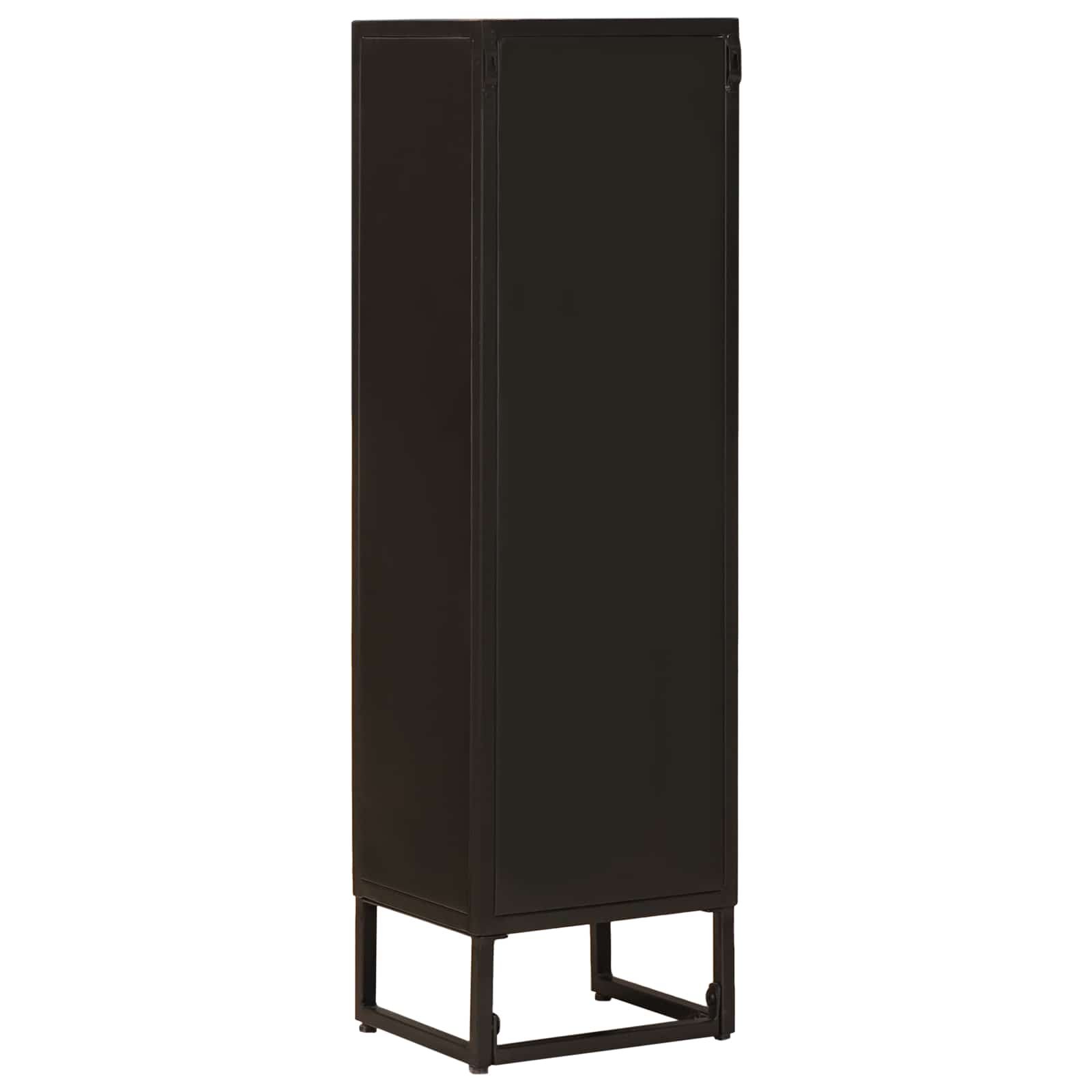 Highboard 35 x 30 x 120 cm Στερεό Ξύλο Μάνγκο και Μηχανικά Ξύλα - Pakobazaar