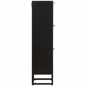 Highboard 35 x 30 x 120 cm Στερεό Ξύλο Μάνγκο και Μηχανικά Ξύλα - Pakobazaar