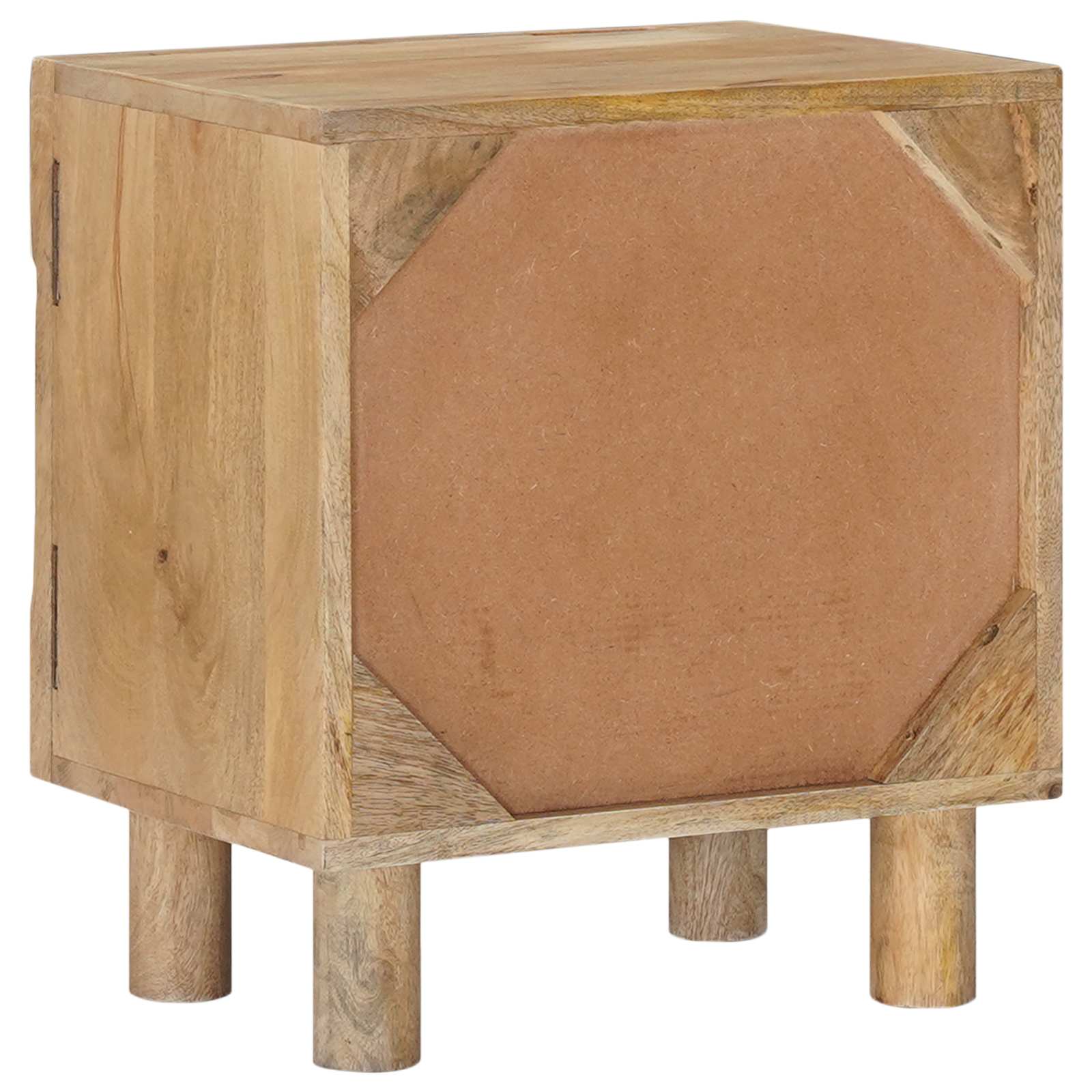 Χειροποίητο Κομοδίνο Καφέ Τίκ 40 x 30 x 45 cm - Pakobazaar