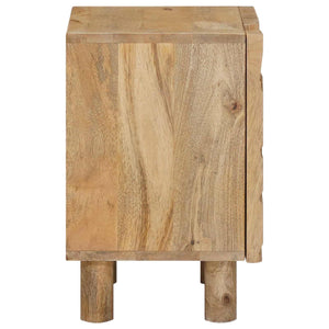 Χειροποίητο Κομοδίνο Καφέ Τίκ 40 x 30 x 45 cm - Pakobazaar