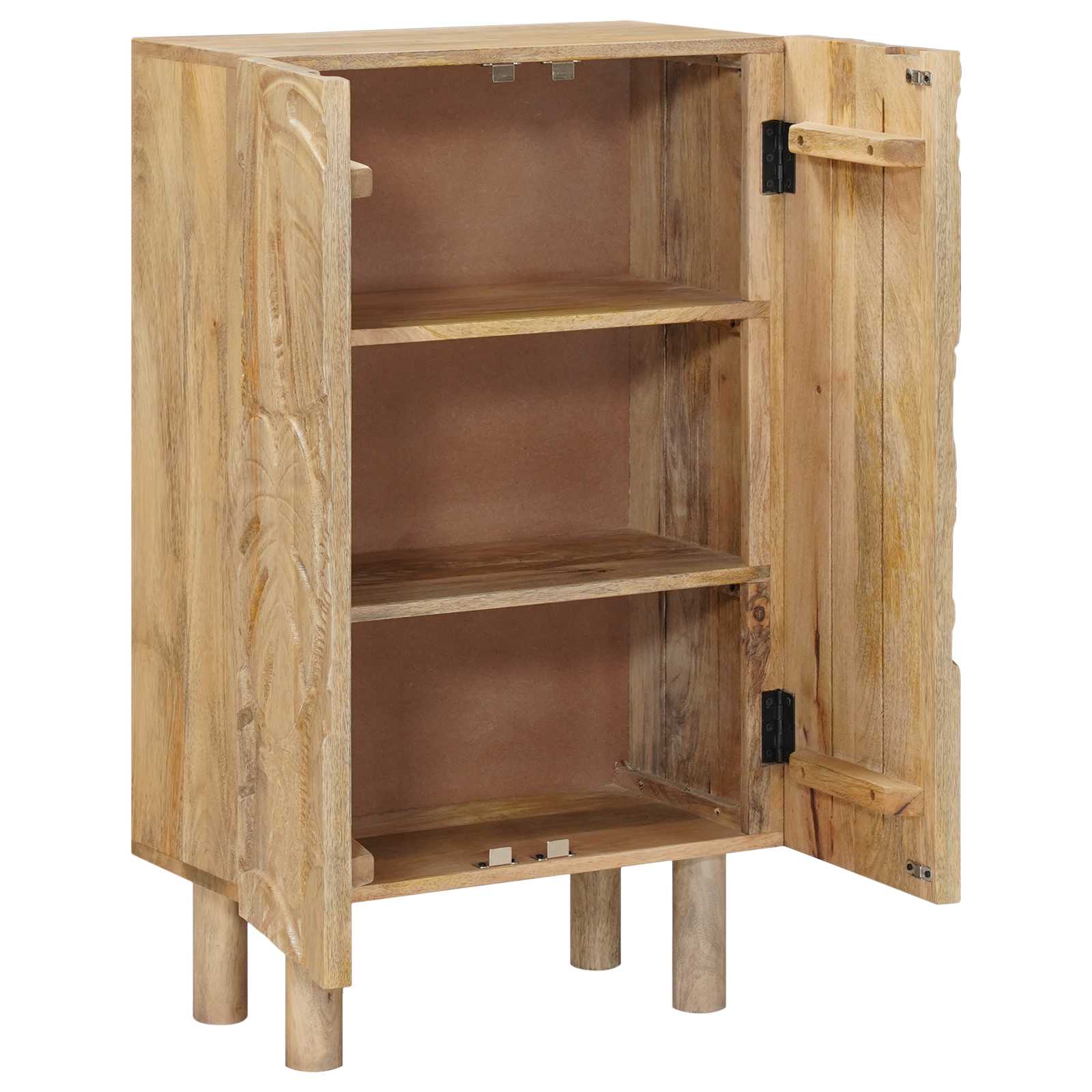 Highboard 53 x 30 x 90 εκ Στερεό Ξύλο Μάνγκο και Μηχανικά Ξύλα - Pakobazaar