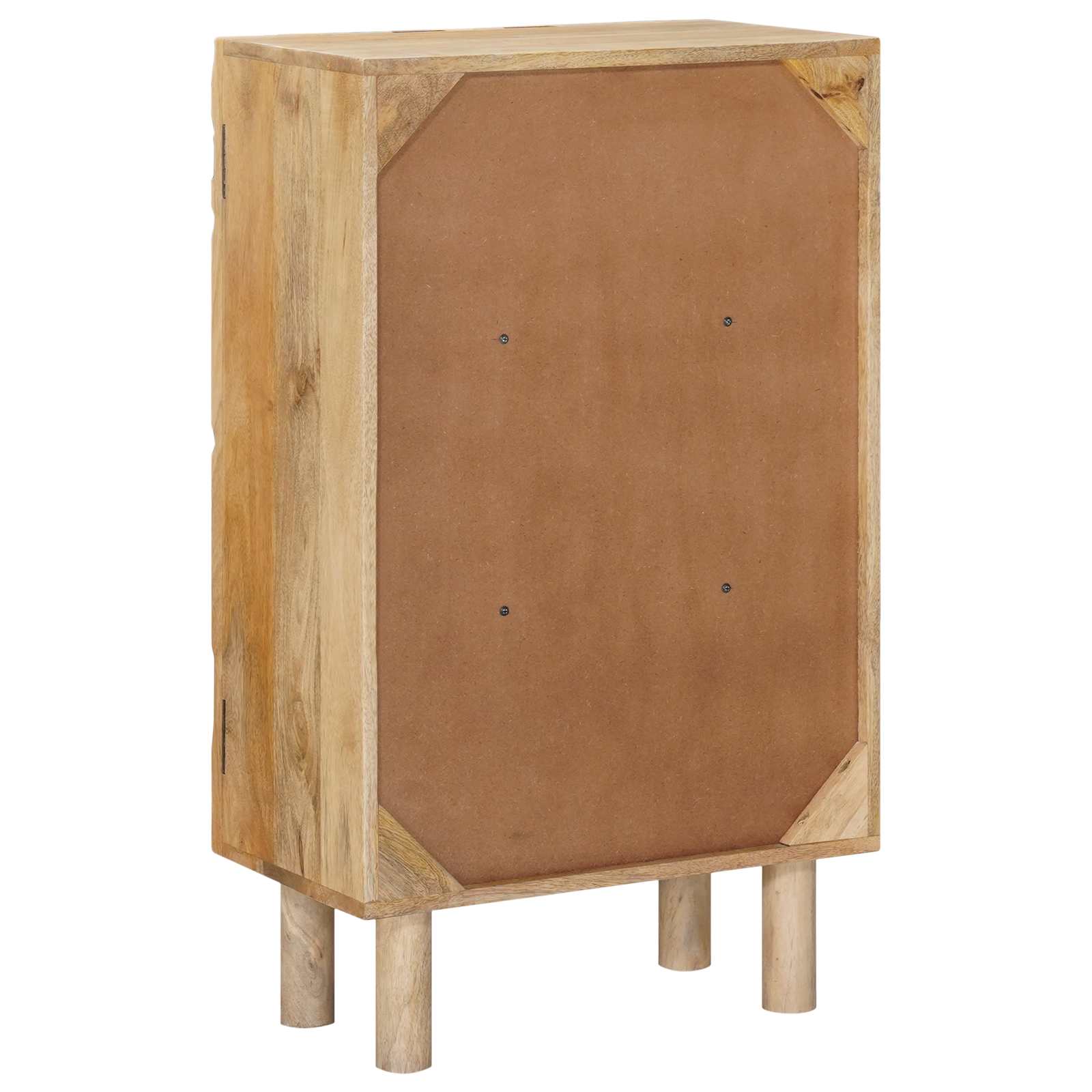 Highboard 53 x 30 x 90 εκ Στερεό Ξύλο Μάνγκο και Μηχανικά Ξύλα - Pakobazaar