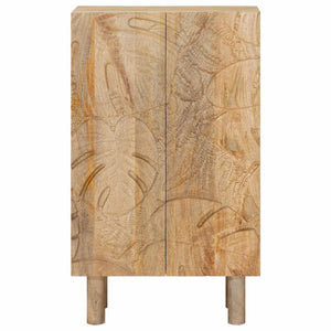 Highboard 53 x 30 x 90 εκ Στερεό Ξύλο Μάνγκο και Μηχανικά Ξύλα - Pakobazaar