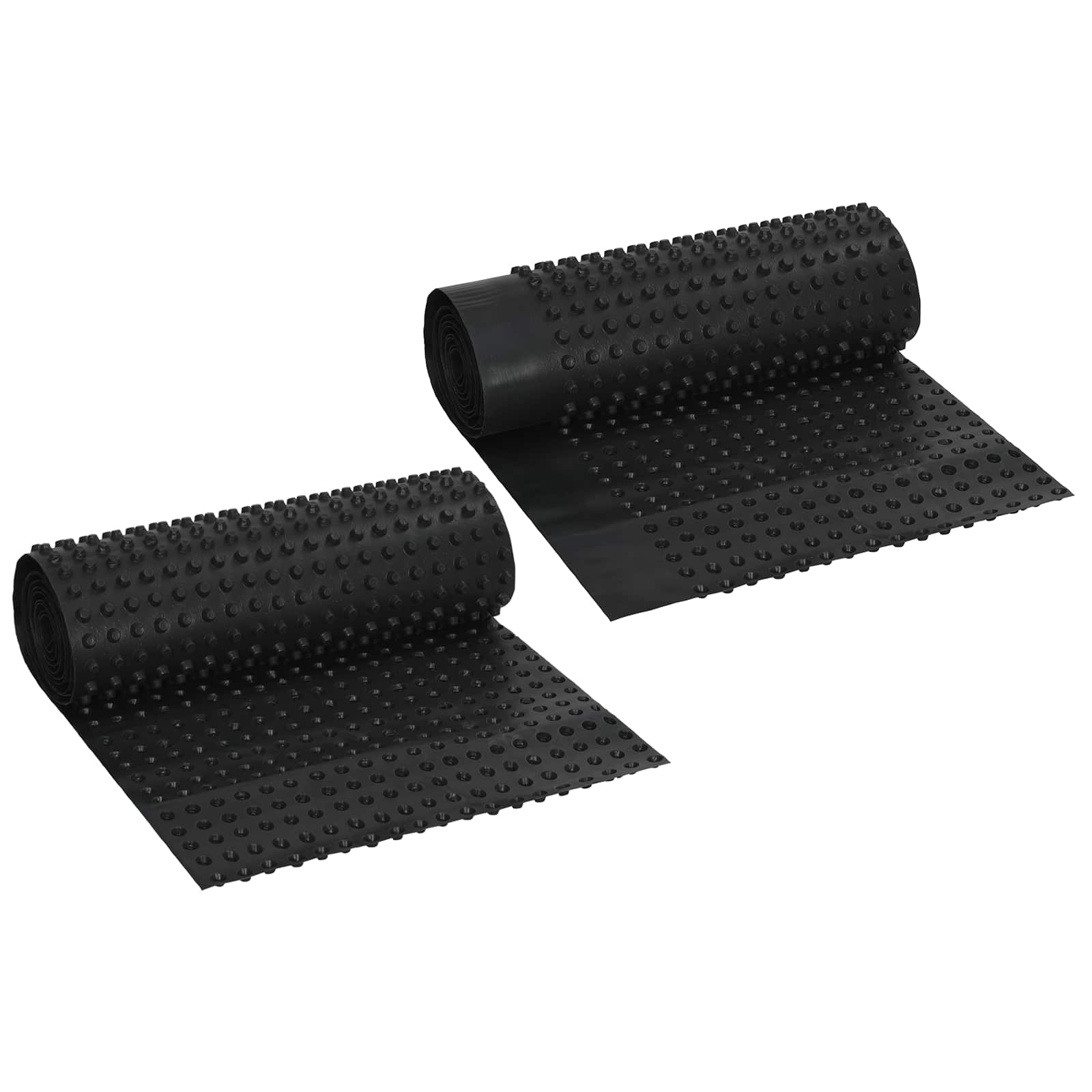 Κυματοειδές Φύλλο Αποχέτευσης 2 pcs Μαύρο 0,5 x 20 μ HDPE - Pakobazaar