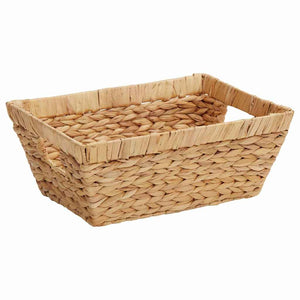 Καλάθια Αποθήκευσης 2 pcs Φυσικό 38 x 28 x 15 εκ Υάκινθος νερού - Pakobazaar