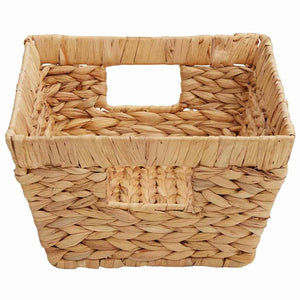 Καλάθια Αποθήκευσης 2 pcs Φυσικό 38 x 28 x 15 εκ Υάκινθος νερού - Pakobazaar
