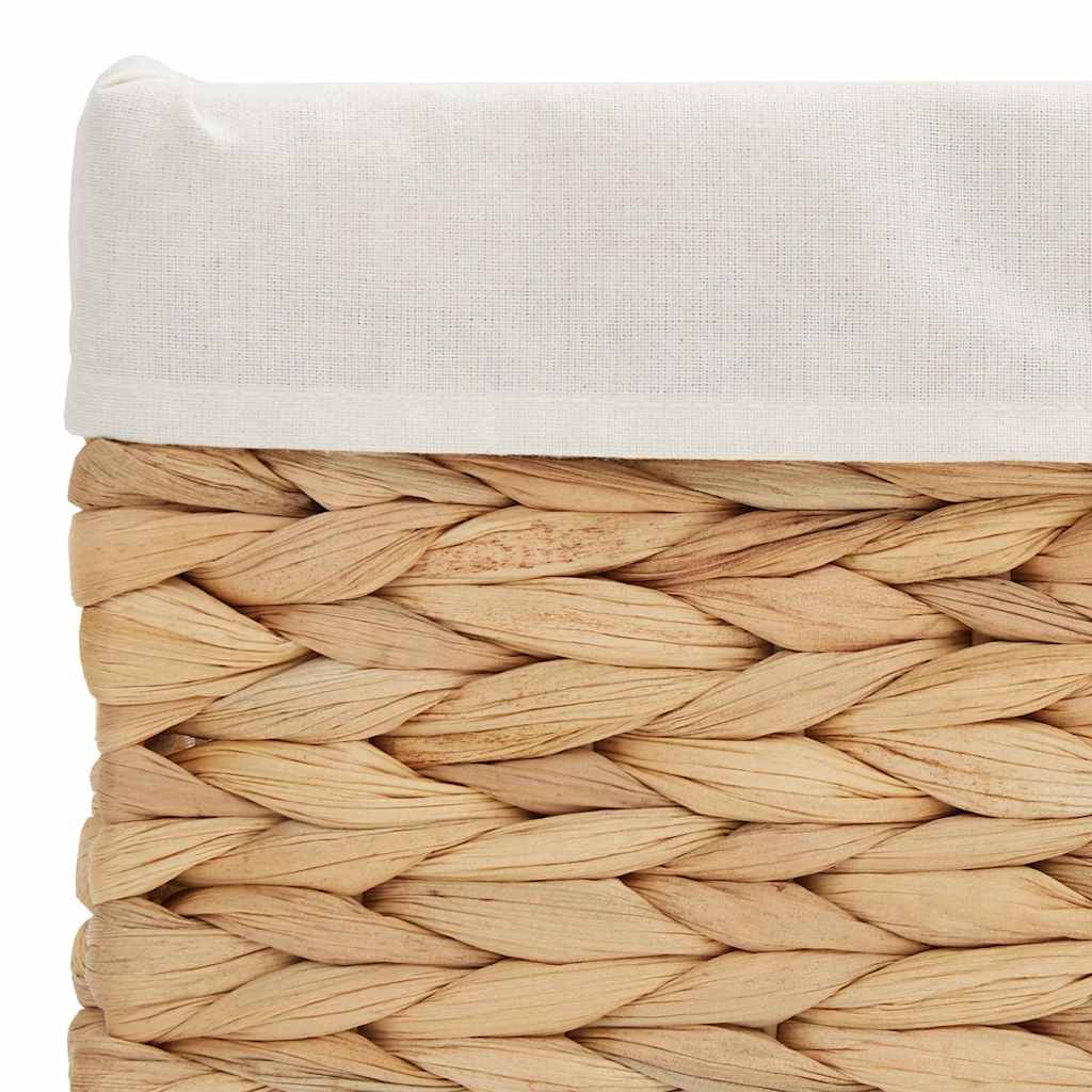 Καλάθια Αποθήκευσης 3 pcs Φυσικό 40 x 30 x 18 εκ Υάκινθος νερού - Pakobazaar