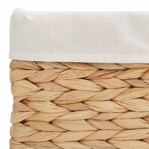 Καλάθια Αποθήκευσης 3 pcs Φυσικό 40 x 30 x 18 εκ Υάκινθος νερού - Pakobazaar