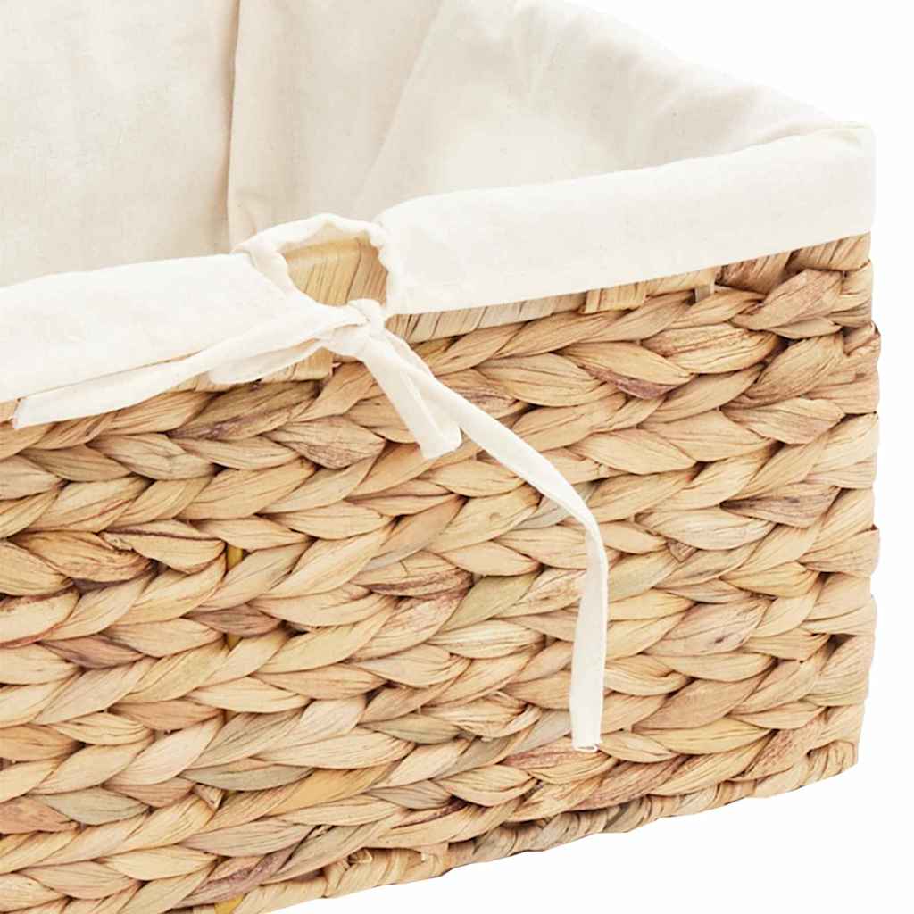 Καλάθια Αποθήκευσης 3 pcs Φυσικό 40 x 30 x 18 εκ Υάκινθος νερού - Pakobazaar
