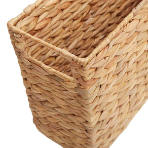 Καλάθια Μαγazines 2 pcs Φυσικό 39 x 14 x 25 εκ Υάκινθος νερού - Pakobazaar