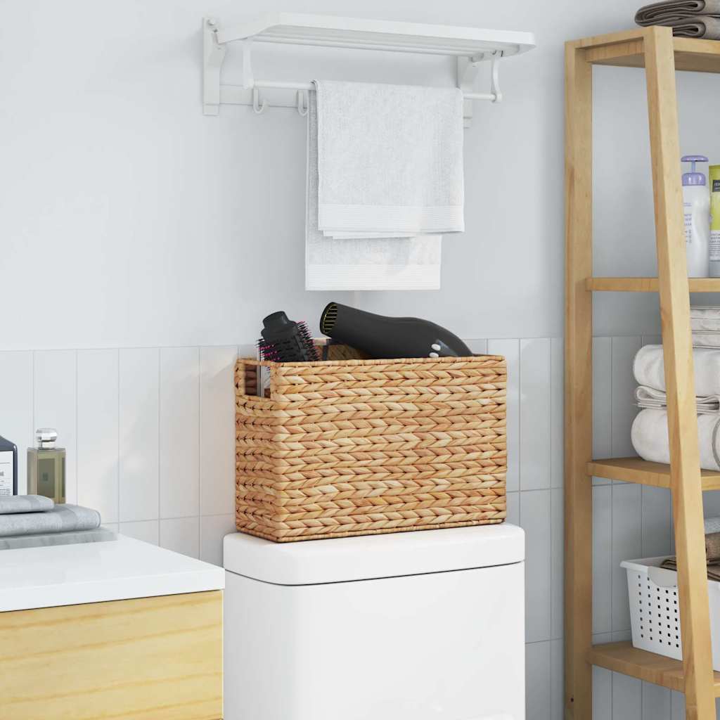 Καλάθια Μαγazines 2 pcs Φυσικό 39 x 14 x 25 εκ Υάκινθος νερού - Pakobazaar