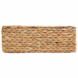 Καλάθια Μαγazines 2 pcs Φυσικό 39 x 14 x 25 εκ Υάκινθος νερού - Pakobazaar