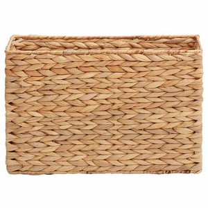 Καλάθια Μαγazines 2 pcs Φυσικό 39 x 14 x 25 εκ Υάκινθος νερού - Pakobazaar
