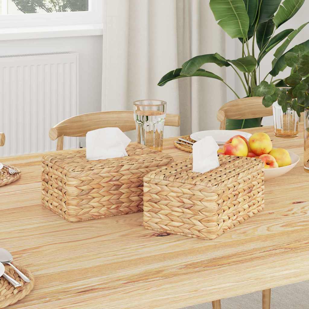 Καλύμματα Κουτιού Χαρτοπετστών 2 pcs Υάκινθος νερού Φυσικό - Pakobazaar