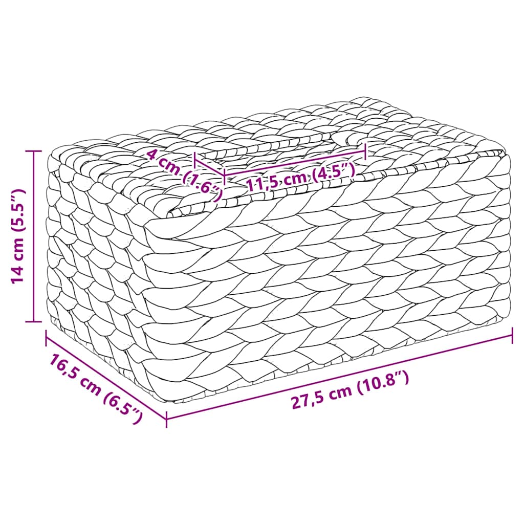 Καλύμματα Κουτιού Χαρτοπετστών 2 pcs Υάκινθος νερού Φυσικό - Pakobazaar
