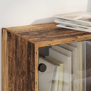 Highboard Παλιό Ξύλο 68 x 37 x 142 εκ Επεξεργασμένο ξύλο - Pakobazaar