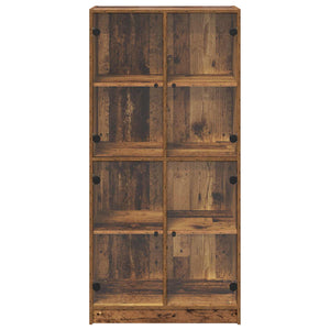 Highboard Παλιό Ξύλο 68 x 37 x 142 εκ Επεξεργασμένο ξύλο - Pakobazaar