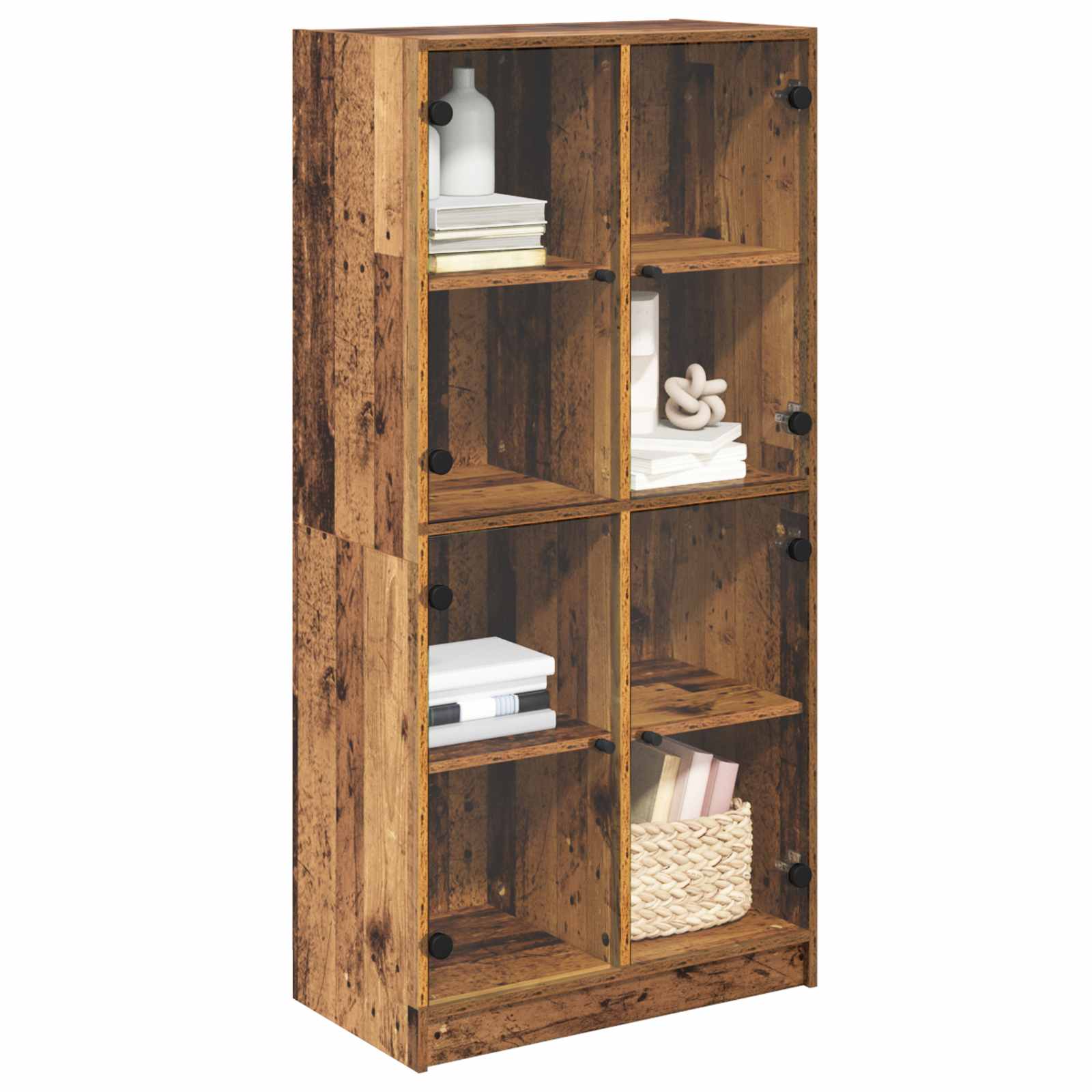 Highboard Παλιό Ξύλο 68 x 37 x 142 εκ Επεξεργασμένο ξύλο - Pakobazaar