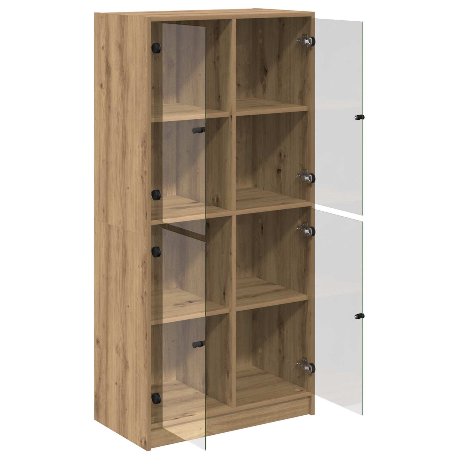 Highboard Artisan Oak 68 x 37 x 142 εκ Επεξεργασμένο ξύλο - Pakobazaar