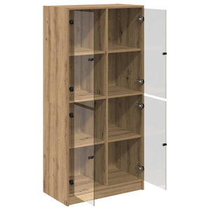 Highboard Artisan Oak 68 x 37 x 142 εκ Επεξεργασμένο ξύλο - Pakobazaar