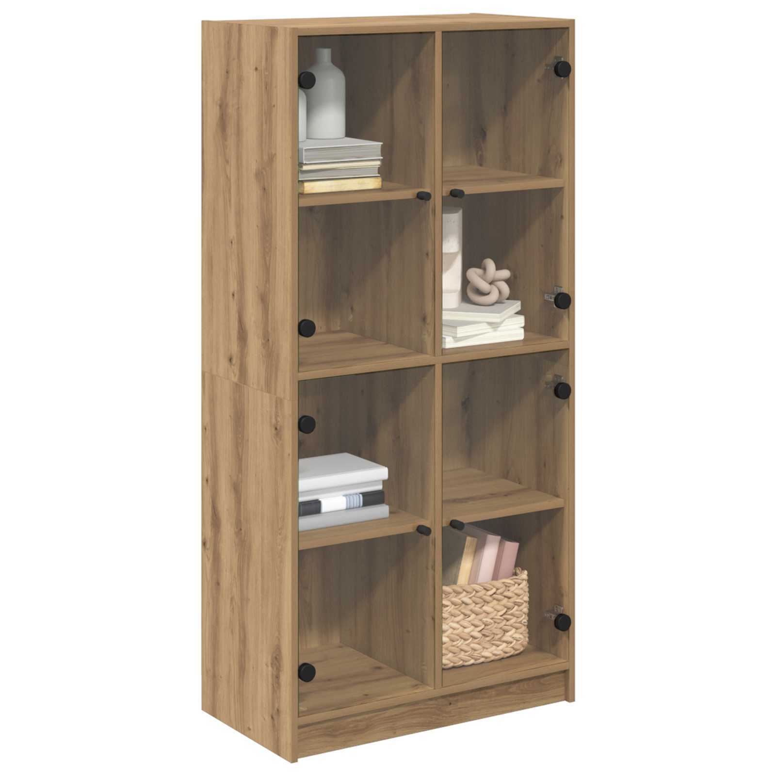 Highboard Artisan Oak 68 x 37 x 142 εκ Επεξεργασμένο ξύλο - Pakobazaar