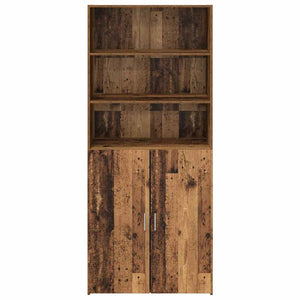 Highboard Παλιό Ξύλο 80 x 42,5 x 185 εκ Επεξεργασμένο Ξύλο