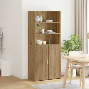 Highboard Artisan Oak 80 x 42,5 x 185 εκ Επεξεργασμένο Ξύλο