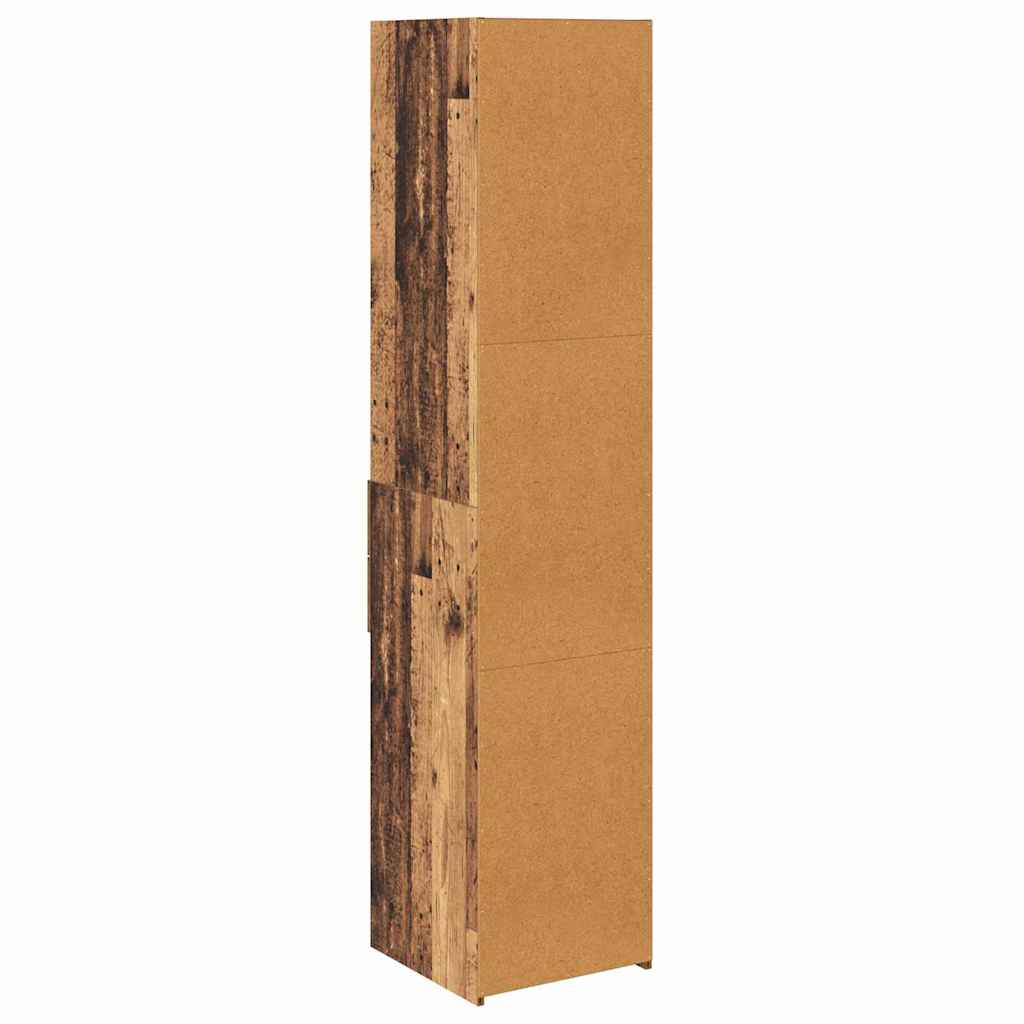 Highboard Παλιό Ξύλο 40 x 42,5 x 185 εκ. Επεξεργασμένο ξύλο