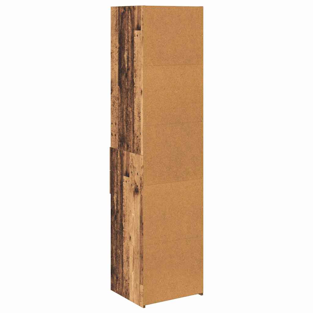 Highboard Παλιό Ξύλο 45 x 42,5 x 185 εκ. Επεξεργασμένο ξύλο