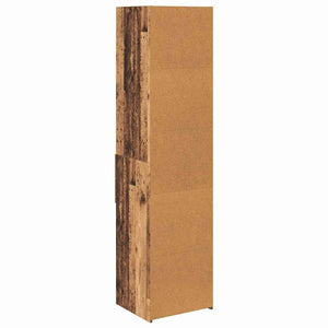 Highboard Παλιό Ξύλο 45 x 42,5 x 185 εκ. Επεξεργασμένο Ξύλο