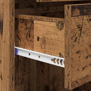 Highboard Παλιό Ξύλο 50 x 42,5 x 185 εκ. Επεξεργασμένο Ξύλο