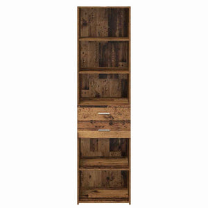 Highboard Παλιό Ξύλο 50 x 42,5 x 185 εκ. Επεξεργασμένο Ξύλο