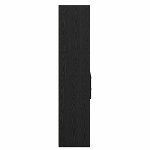 Highboard Μαύρη Οξυά 50 x 42,5 x 185 εκ. Επεξεργασμένο Ξύλο