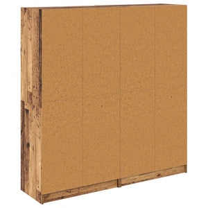 Highboard 2 pcs Παλιό Ξύλο 68 x 37 x 142 εκ Επεξεργασμένο ξύλο - Pakobazaar