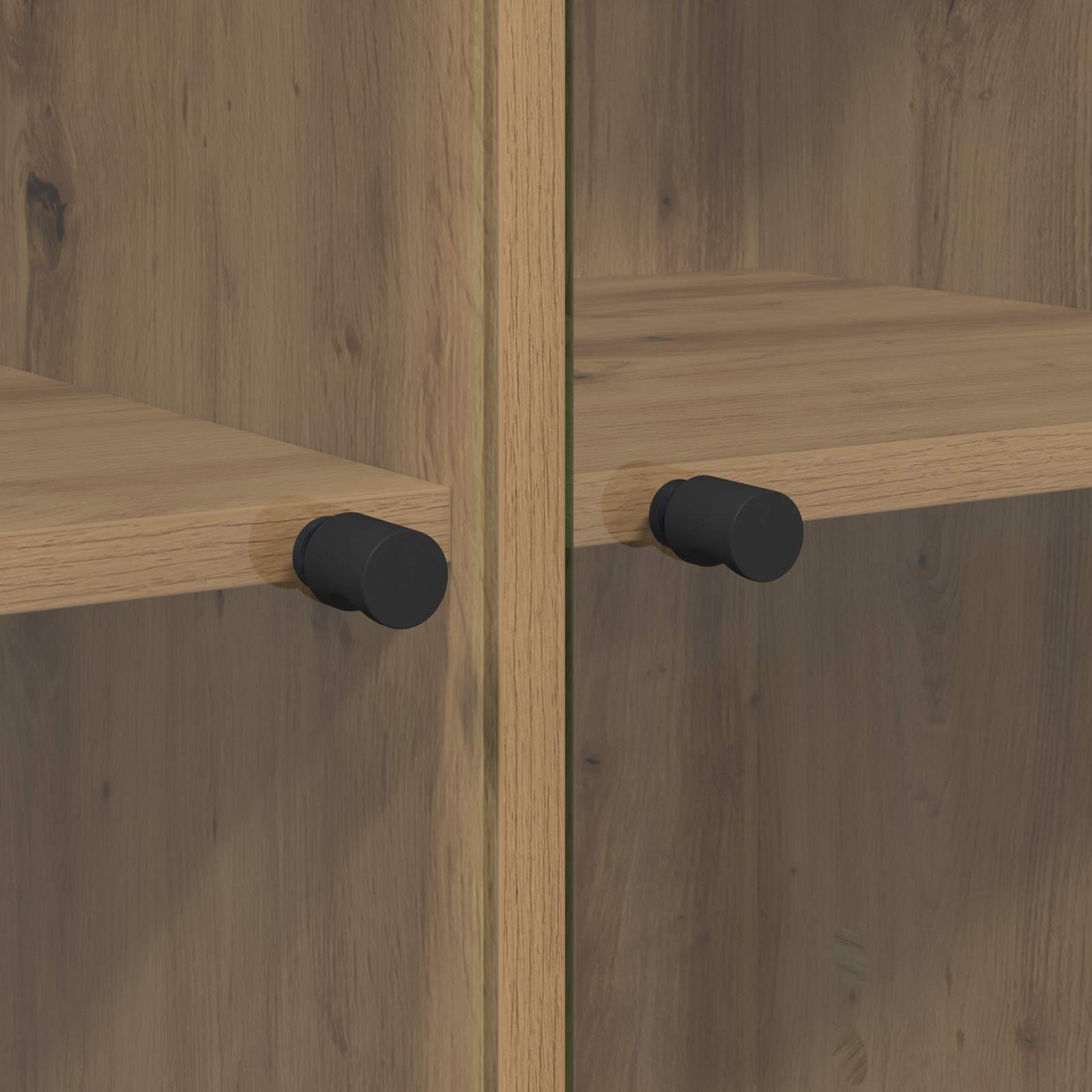 Highboard 2 pcs Artisan Oak 68 x 37 x 142 εκ Επεξεργασμένο ξύλο - Pakobazaar