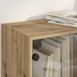 Highboard 2 pcs Artisan Oak 68 x 37 x 142 εκ Επεξεργασμένο ξύλο - Pakobazaar
