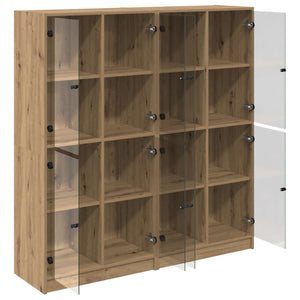 Highboard 2 pcs Artisan Oak 68 x 37 x 142 εκ Επεξεργασμένο ξύλο - Pakobazaar