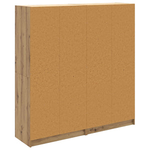 Highboard 2 pcs Artisan Oak 68 x 37 x 142 εκ Επεξεργασμένο ξύλο - Pakobazaar