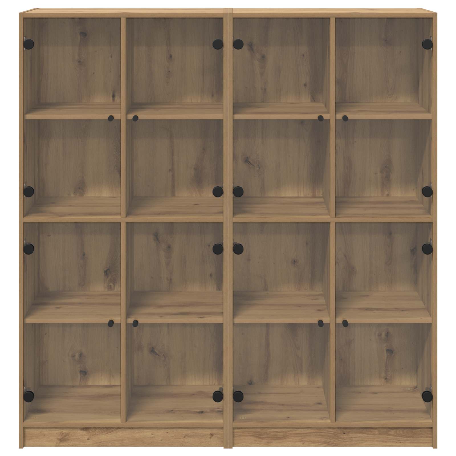Highboard 2 pcs Artisan Oak 68 x 37 x 142 εκ Επεξεργασμένο ξύλο - Pakobazaar