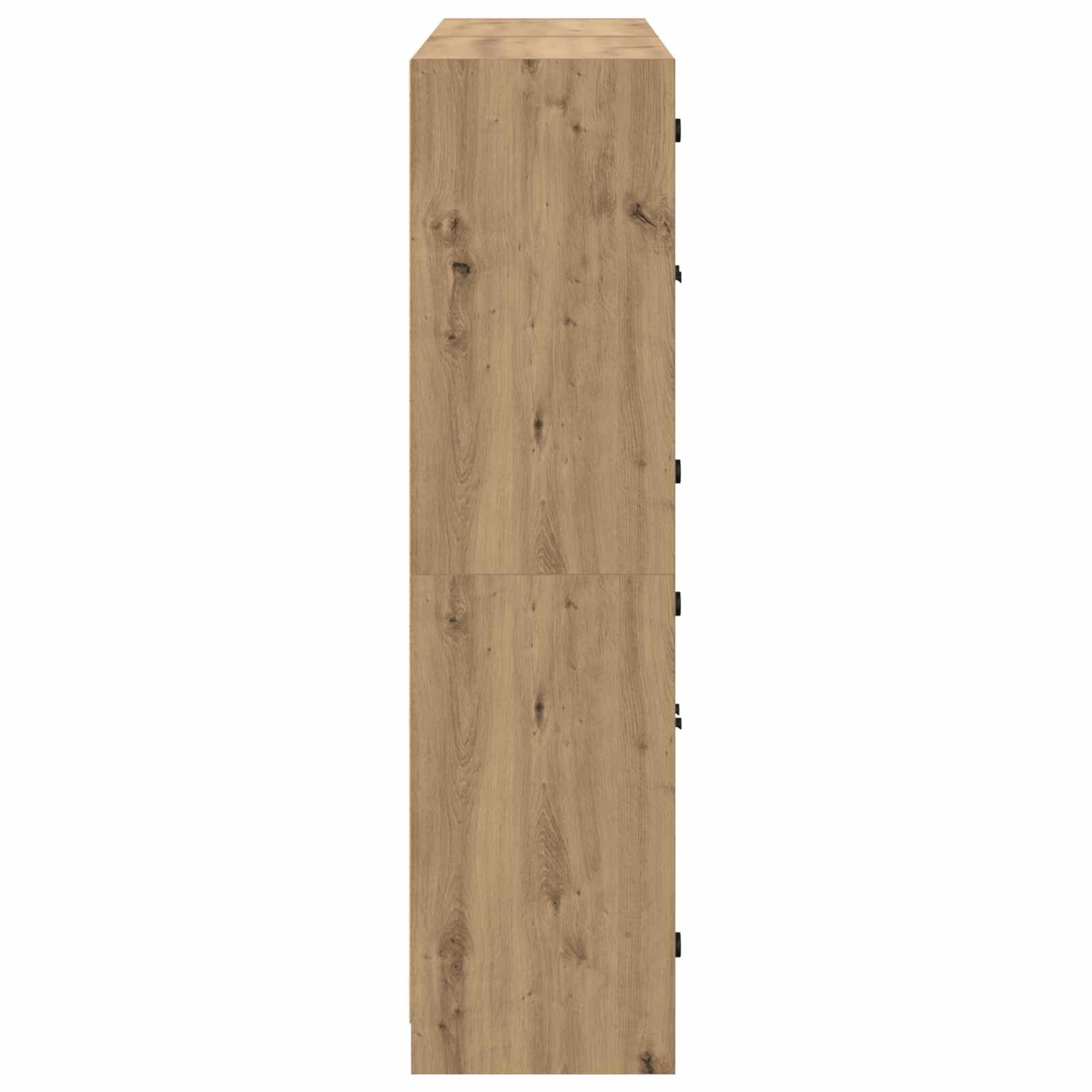 Highboard 2 pcs Artisan Oak 68 x 37 x 142 εκ Επεξεργασμένο ξύλο - Pakobazaar