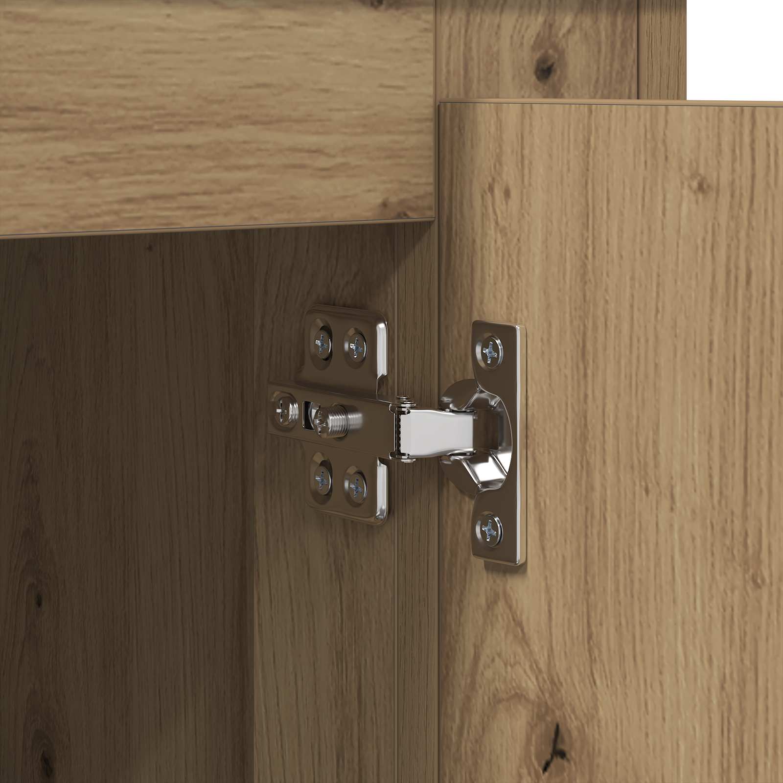 Παραδοσιακά Πλευρικά Έπιπλα με συρτάρι 3 pcs Artisan Oak - Pakobazaar