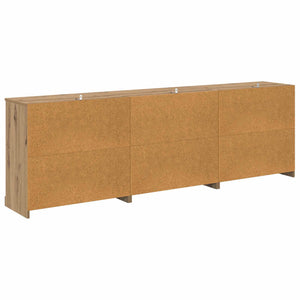 Παραδοσιακά Πλευρικά Έπιπλα με συρτάρι 3 pcs Artisan Oak - Pakobazaar