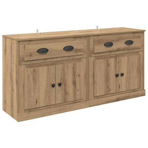 Παραδοσιακά Πλευρικά Έπιπλα 2 τμχ. Artisan Oak