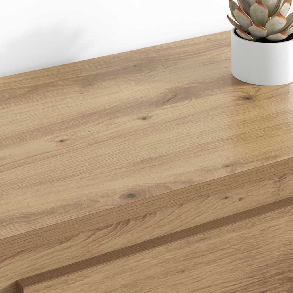 Παραδοσιακά Πλευρικά Έπιπλα με συρτάρι 2 pcs Artisan Oak