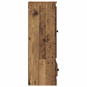 Highboard 3 τμχ. Παλιό Ξύλο 132 x 35,5 x 103,5 εκ.