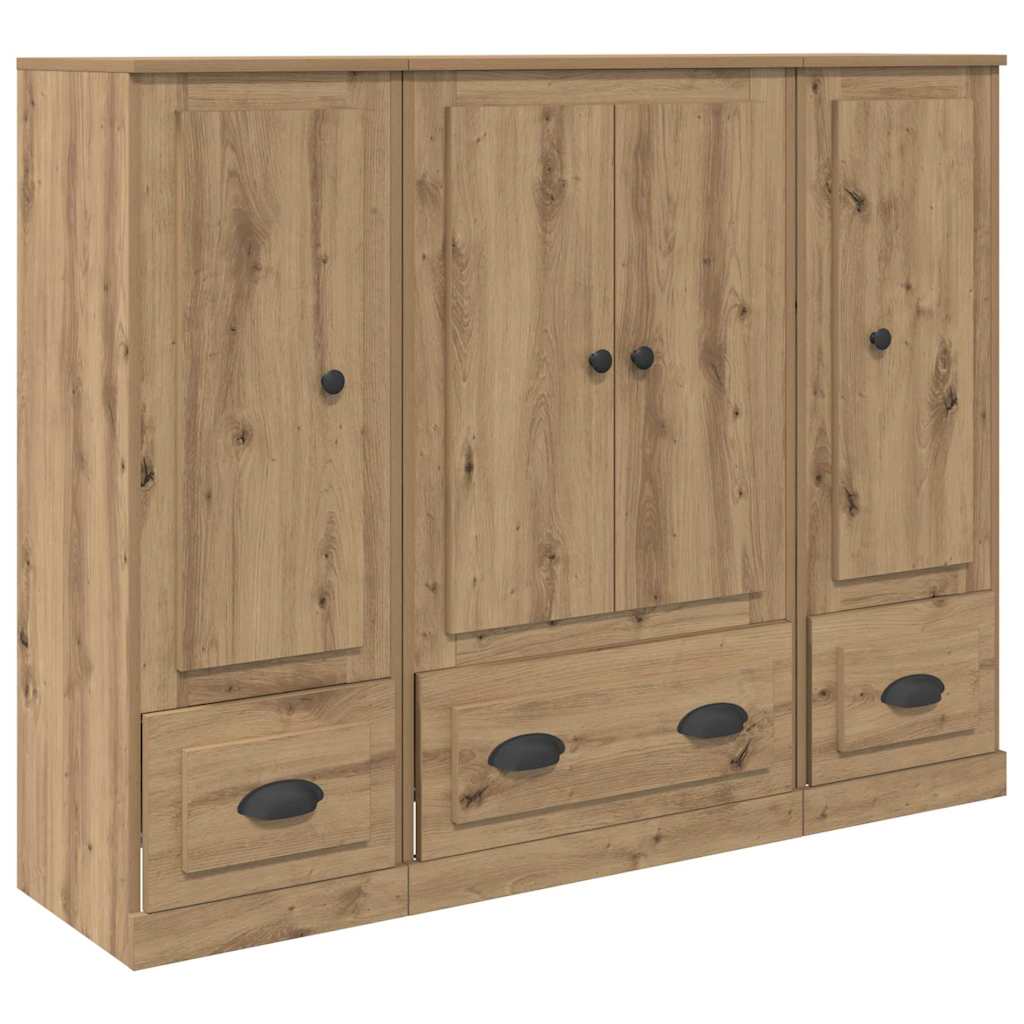 Highboard 3 pcs Artisan Oak 132 x 35,5 x 103,5 εκ.