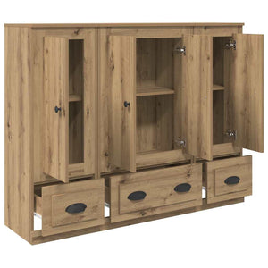 Highboard 3 τμχ. Artisan Oak 132 x 35,5 x 103,5 εκ.
