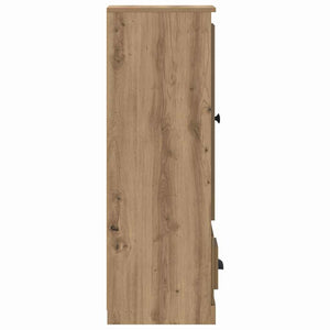 Highboard 3 τμχ. Artisan Oak 132 x 35,5 x 103,5 εκ.